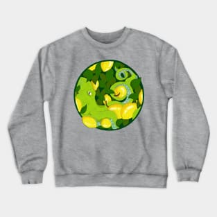 Octopus at the lime harvest. Crewneck Sweatshirt